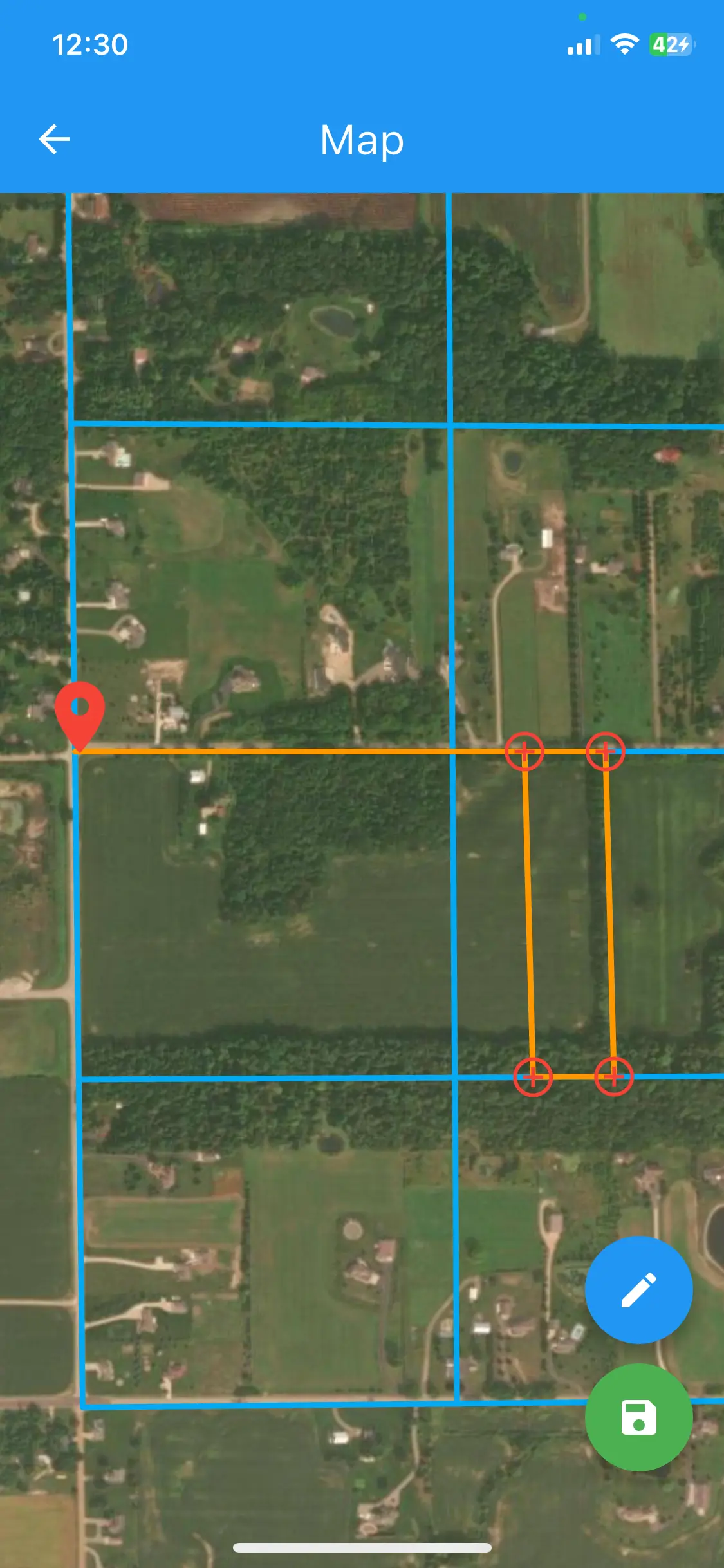 EZBounds App Screenshot Map